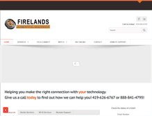 Tablet Screenshot of firelandsmail.net